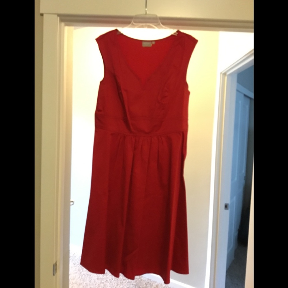 Red dress